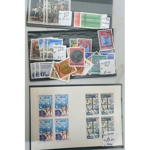 871 - Collection of late 20thC mint stamp sets and mini-sheets, various western European countries (Qty)