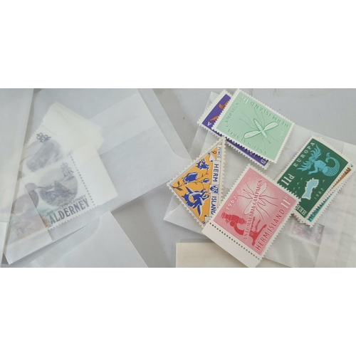 872 - Large quantity of British, IOM, Alderney and Herm Island mint unmounted stamp sets, all unchecked (Q... 