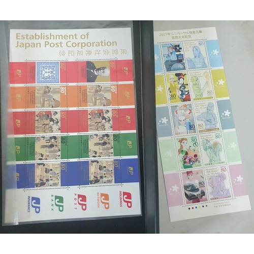 880 - Japan - large quantity of post 2000 mainly mint unmount mini-sheets/sheets (Qty)