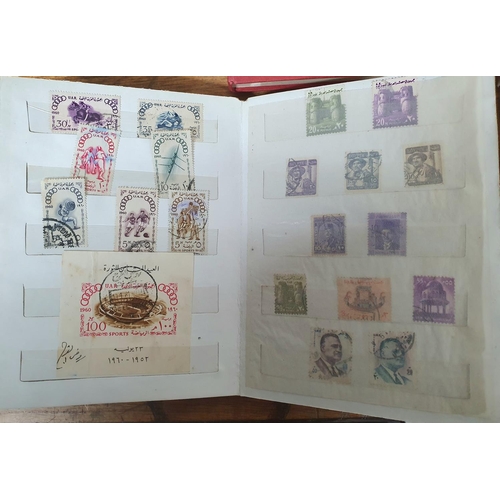 916 - Four small world stamp albums with a good quantity of Belgium including many mint examples etc (Qty)