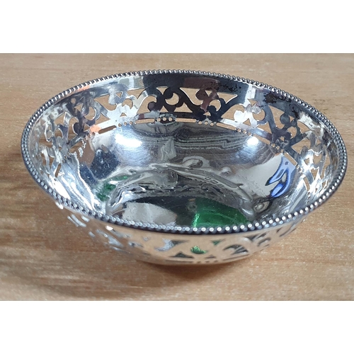 27 - London 1921 pierced silver bon bon dish,

31 grams