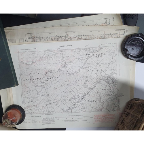 107 - Collection of mid 20thC English ordnance survey maps (Qty)