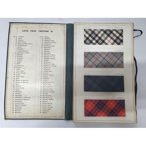 109 - Lista Tartan sample booklet