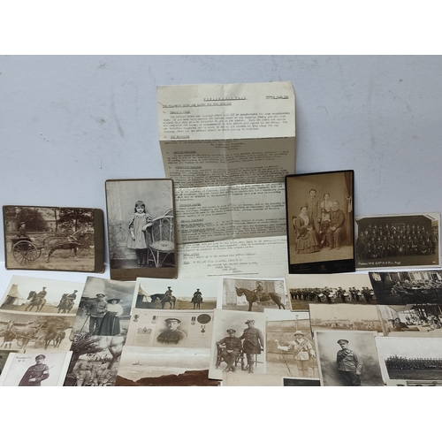 138 - Collection of antique military photographs etc. (Qty)