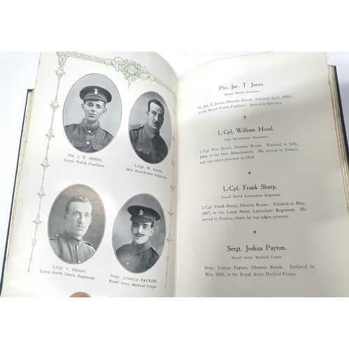 221 - William Graham & Co, Glasgow - leather bound WWI memorial book