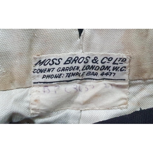 223 - Officers dress trousers and waistcoat by Moss Bros, London