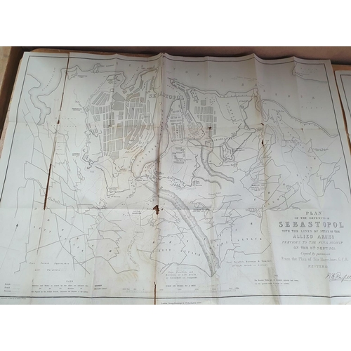 237 - Three mid 19thC Crimea maps relating to Sebastopol and the country around Sebastopol drawn & engrave... 