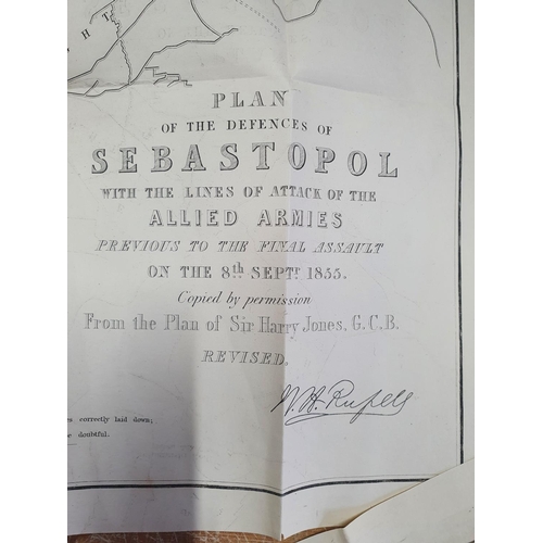 237 - Three mid 19thC Crimea maps relating to Sebastopol and the country around Sebastopol drawn & engrave... 