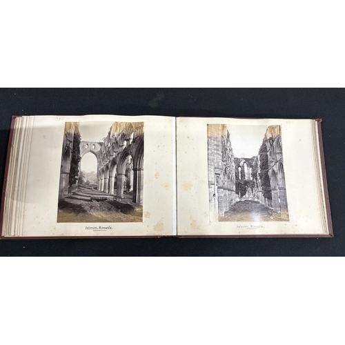 249 - Photograph album with northern landscape scenes from 1875