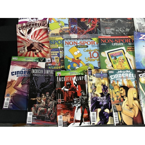 254 - Collection of comics including The Boys, American Vampire and Cinderella and Non-Sport magazines sea... 