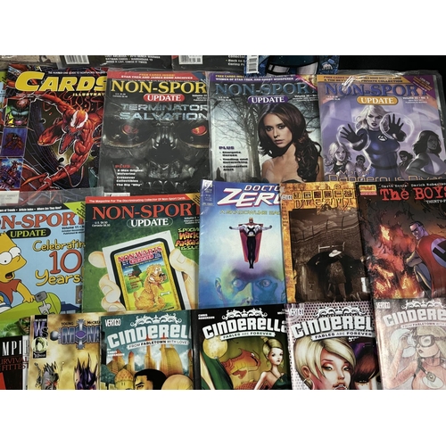 254 - Collection of comics including The Boys, American Vampire and Cinderella and Non-Sport magazines sea... 