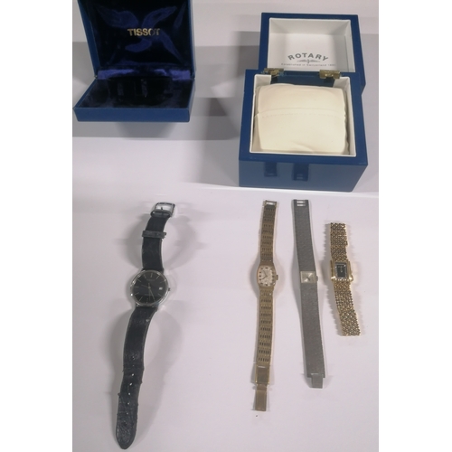 290 - Four watches including a boxed Tissot watch (4)