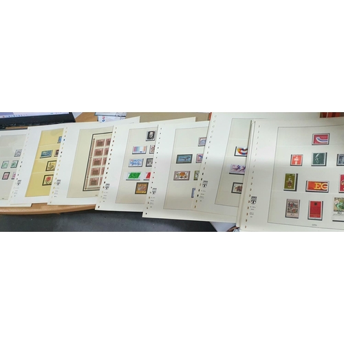 585 - Linder sheets Germany 1949-1959 mainly blank some used sets and part sets together with Linder sheet... 