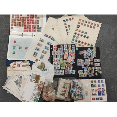 376 - Large collection of various stamps and albums etc. (Qty)