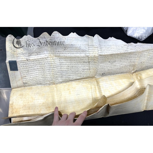 390 - Large 3 paged indenture for a Thomas Taylor, dated 1775