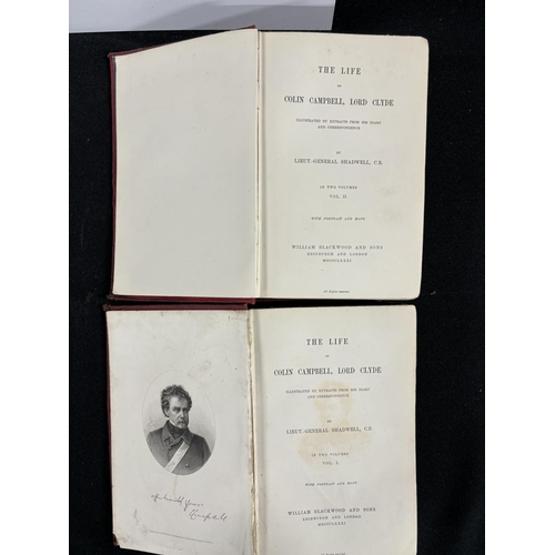 436 - Vol I and Vol II Life of Colin Campbell Lord Clyde   by Lt Gen Shadwell C B.