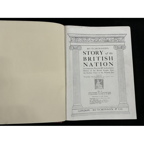 446 - Hutchinsons Story of the British nation Edited by Walter Hutchinson