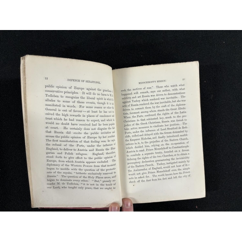 448 - Todlebens Defence of Sebastopol by W.H.Russell, published by Tinsley Brothers 1865