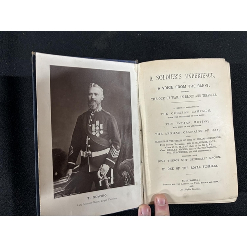 453 - A Soldiers experience or a voice from the ranks by T.Gowing 1886