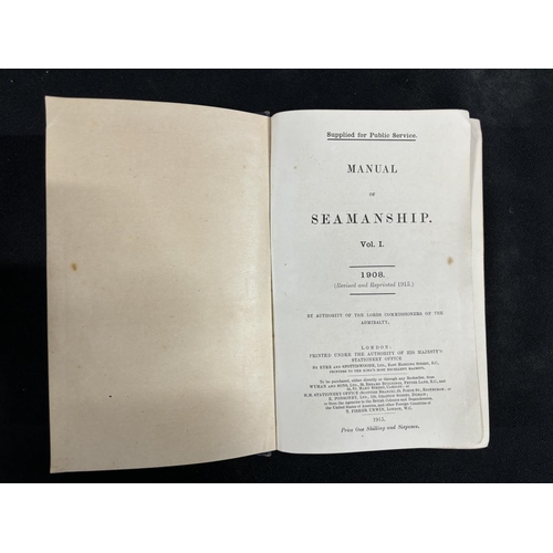 407 - RARE Naval publication - Manual Of Seamanship Vol 1, 1915