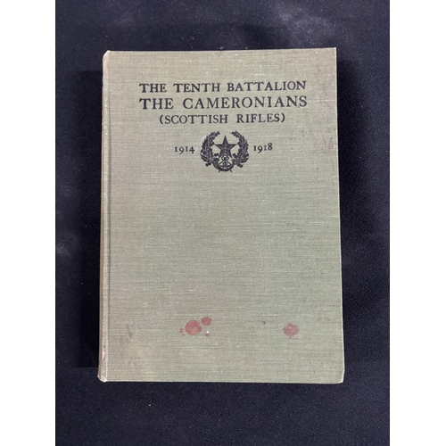 408 - The Tenth Battalion The Cameronians (Scottish Rifles) WW1