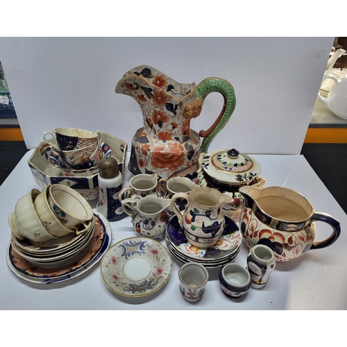 518 - Collection of Victorian Welsh Gaudy Ware etc (Qty)