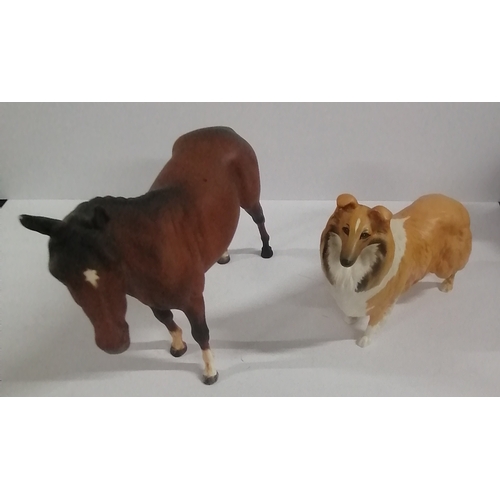 546 - Beswick Horse and Dog