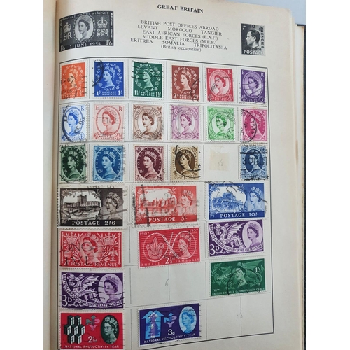 930 - Black stamp album containing a large quantity of British used and mint 20thC together with a small a... 