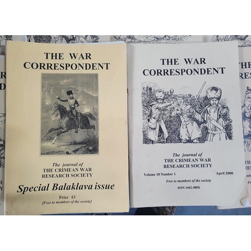 262 - Large quantity of The War correspondent - early 2000s - the Crimean War Research Search magazine (Qt... 