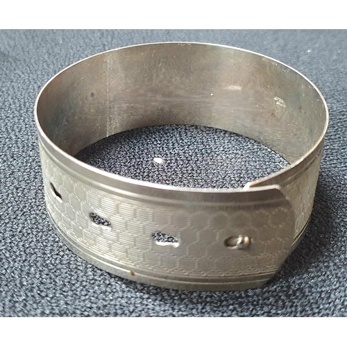 58 - Collection of silver jewellery to include a wide silver bangle in the form of a belt and a Maltese c... 