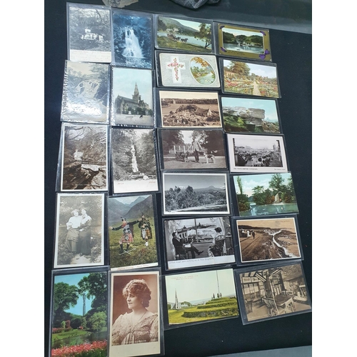 116 - Box full of Edwardian postcards, both landscape (mainly British) and portraits (Hundreds)