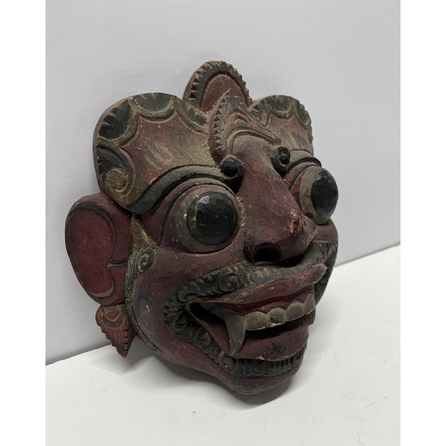 146 - Carved wooden African Mask