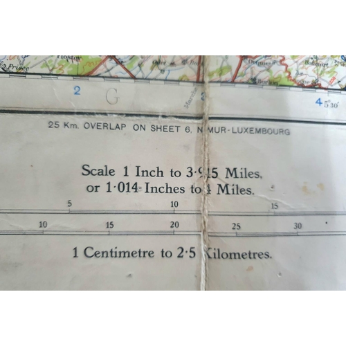 207 - WWII British military map 1937 