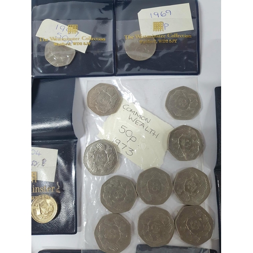 212 - Quantity of British QEII modern coinage, some with errors to include 5 x £2 