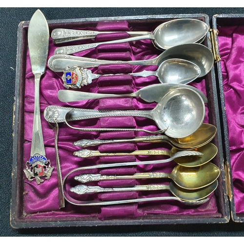 223 - Quantity of early 20thC cased flatware (Qty)