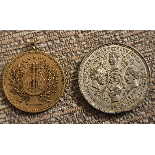 246 - Two German 1880s civilian medals (2)