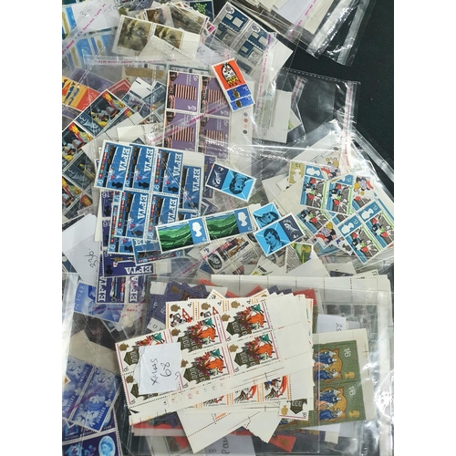 354 - Huge quantity of GB (mainly) QEII commemoratives, blocks etc, all mint unmounted (Thousands)