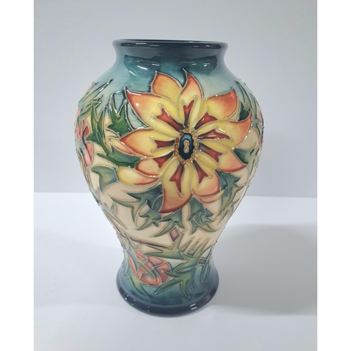 505 - Moorcroft baluster vase, dated 1997 and initialed 