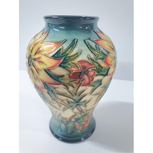 505 - Moorcroft baluster vase, dated 1997 and initialed 