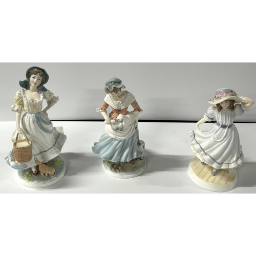 510 - 3 Royal Worchester figurines 