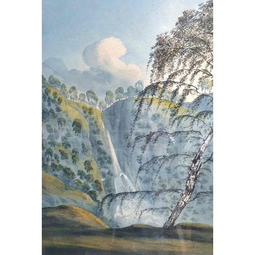 37 - Attributed to Francis TOWNE (1739/40-1816) watercolour, inscribed to mount 