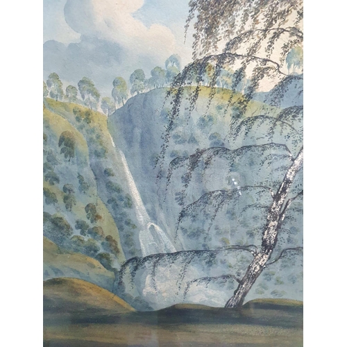 37 - Attributed to Francis TOWNE (1739/40-1816) watercolour, inscribed to mount 