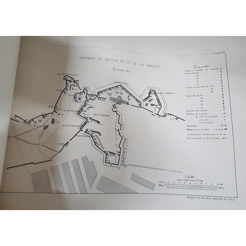 43 - Defense de Sebastopol, Atlas des Planches, Armements, between 9/14 Novembre 1854 (Saint Petersberg 1... 