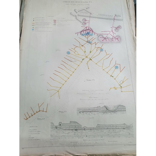 43 - Defense de Sebastopol, Atlas des Planches, Armements, between 9/14 Novembre 1854 (Saint Petersberg 1... 