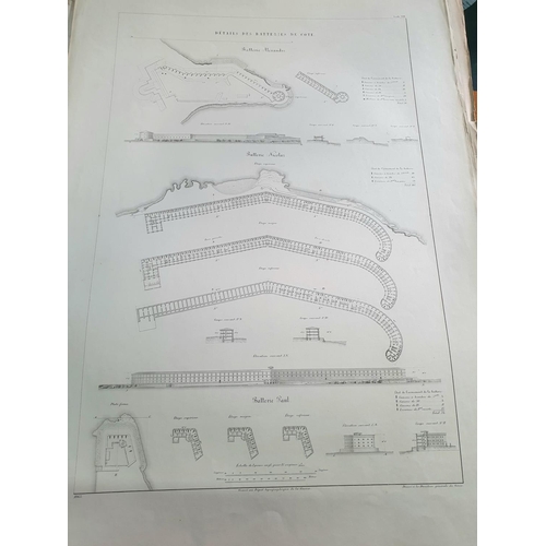 43 - Defense de Sebastopol, Atlas des Planches, Armements, between 9/14 Novembre 1854 (Saint Petersberg 1... 