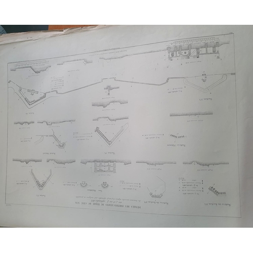 43 - Defense de Sebastopol, Atlas des Planches, Armements, between 9/14 Novembre 1854 (Saint Petersberg 1... 