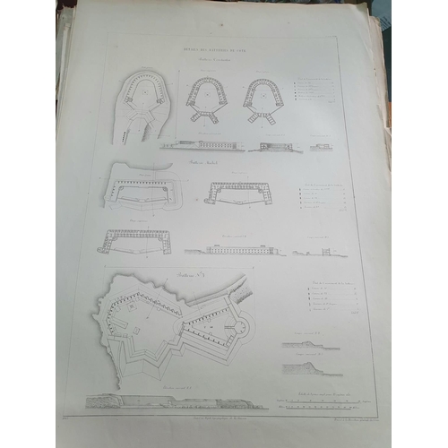 43 - Defense de Sebastopol, Atlas des Planches, Armements, between 9/14 Novembre 1854 (Saint Petersberg 1... 