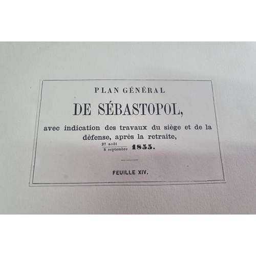 43 - Defense de Sebastopol, Atlas des Planches, Armements, between 9/14 Novembre 1854 (Saint Petersberg 1... 