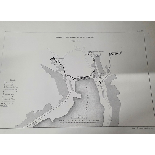 43 - Defense de Sebastopol, Atlas des Planches, Armements, between 9/14 Novembre 1854 (Saint Petersberg 1... 