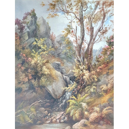 53 - Five large Victorian landscape watercolours, all unsigned (5), unframed,

Largest - 55 x 71 cm
Small... 